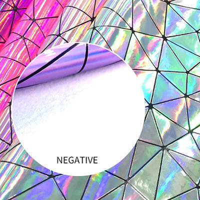 특수 PU 레이저 미러 삼각 측량 합성 가죽 수하물 핸드백 신발 화장품 가방 가죽 원단