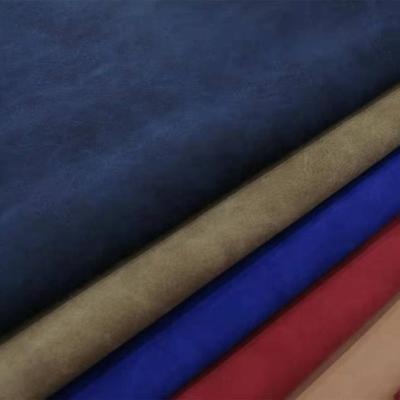 PU 누벅 가죽 합성 가죽 직물 모방 면화 바닥 신발 가방 노트북 직물 점포 소매