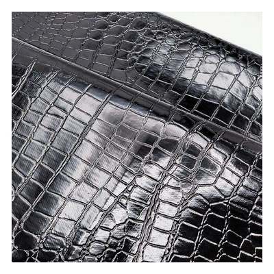 고광택 석재 패턴 PVC 인조 가죽 동물 패턴 신발 가방 및 가방 인조 가죽 원단