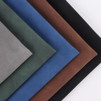 PU 두 색상 얼어붙은 양피 Nubuck 곡물 합성 가죽 가방 신발 지갑 장식 노트북 케이스 가짜 가죽 직물