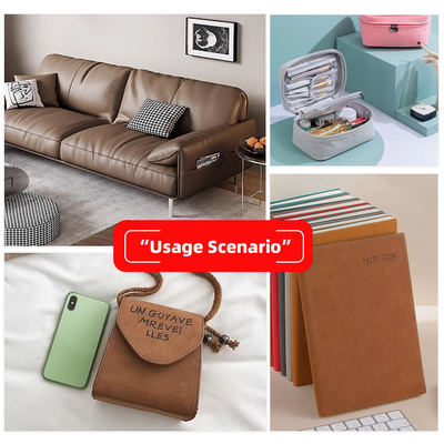 PU 얼어붙은 양피 Nubuck 곡물 합성 가죽 가방 신발 지갑 장식 노트북 케이스 가짜 가죽 직물