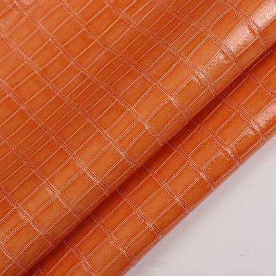 고 광택 PVC 대나무 패턴 곡물 인공 합성 가죽 장식 신발 가방 상자 가짜 가죽 천