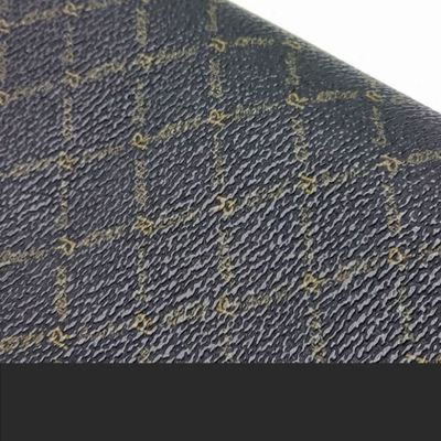 0.6mm Thickness 140cm Width Knitted Backing PVC Leather Synthetic Leather for Bags Furniture and Home Decor