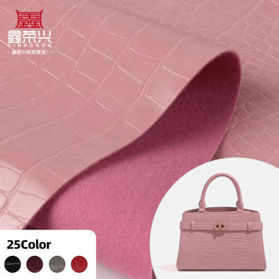 동물 패턴의 PVC 가죽 가짜 가죽 직물 137cm 너비와 두 번 닦은 뒷면