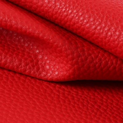 58 색상 PVC 가죽 두 번 빗질 된 뒷면 및 가방 및 가구에 대 한 엠브로스 된 패턴