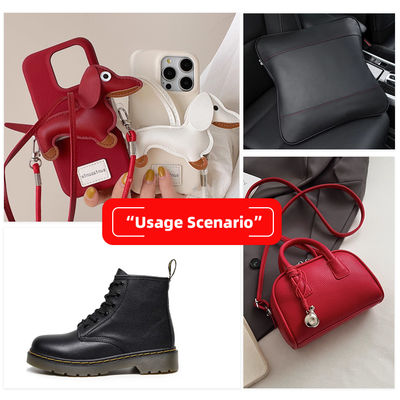 58 색상 PVC 가죽 두 번 빗질 된 뒷면 및 가방 및 가구에 대 한 엠브로스 된 패턴