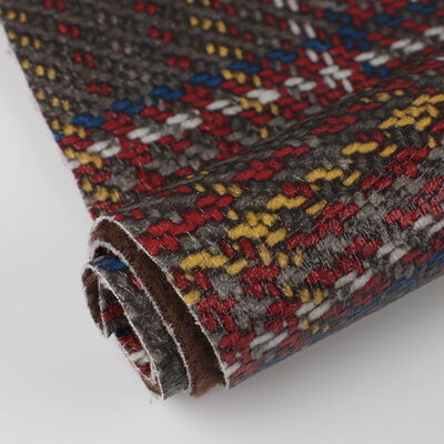 PVC 테크 천 인쇄 스코틀랜드 플레이드 넥타이 곡물 인공 합성 가죽 가방 소파 자동차 안전벨트 신발 가짜 가죽 천