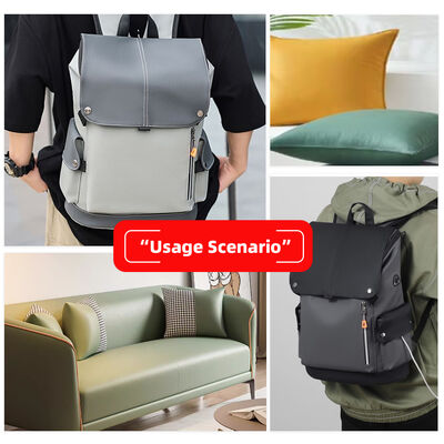 160cm 폭 PVC 합성 인조 가죽 미세 조약돌 무늬 엠보싱 신축성 있는 소파, 신발, 자동차 시트, 의자 커버용 업홀스터리