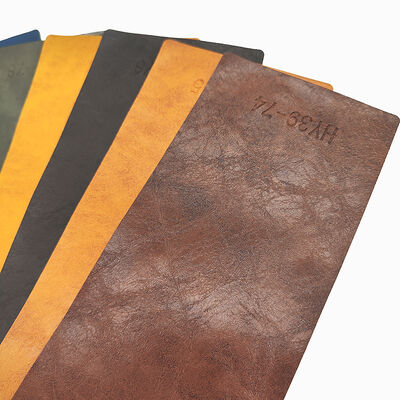 PVC 크레이지 호스 오일 왁스 태닝 합성 가죽 방수 안감 (의자, 소파, 가방, 자동차 시트 벨트용 인조 가죽 원단)