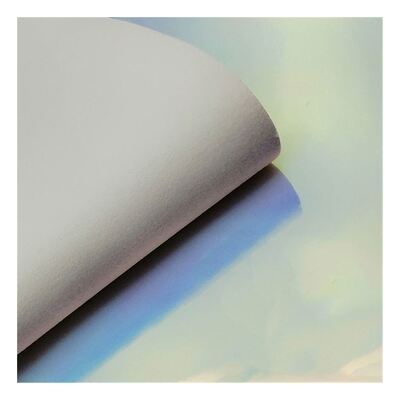 무지개 Pu 홀로그램 메탈릭 다채로운 미러 가죽 합성 인조 가죽 신발 케이스 핸드백 노트북 가죽 원단