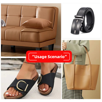 SEMI PU Cow Calf Grain Synthetic Leather for Bag Sofa Chair Bag Shoes Table Mat Decorative Car Faux Leather Fabric