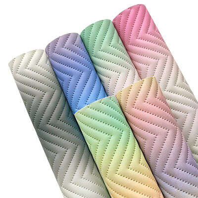 소파 장식 가방 포장 상자 비닐 인조 가죽 원단용 신상 그라데이션 컬러 프린트 PU 합성 인조 가죽