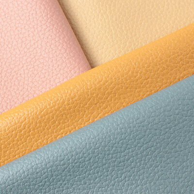 Semi PU Leatherite Tech Cloth Breathable Big Litchi Grain Synthetic Leather for Sofa Chair 자동차 좌석 벨트 가짜 가죽 직물