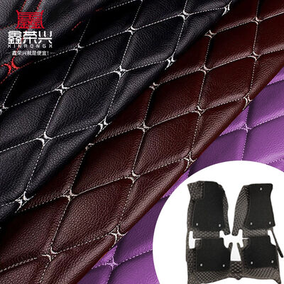 자동차 좌석 가구/백용용 Custom Quilted PVC Synthetic Leather 7.0mm Thick Embossed Embossed Stretchy Polyurethane Foam