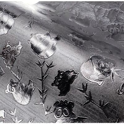 소매 PVC 하이라이트 045 # 판다 곡물 패턴 인공 합성 가죽 지갑 상자 신발 노트북 천