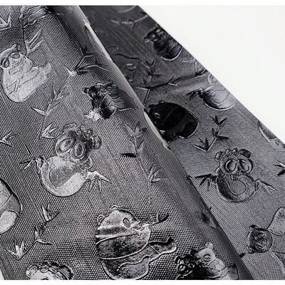 소매 PVC 하이라이트 045 # 판다 곡물 패턴 인공 합성 가죽 지갑 상자 신발 노트북 천