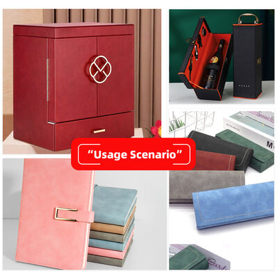 장식용 노트북 테이블 매트, 휴대폰 케이스, 인조 가죽 원단용 크레이지 호스 그레인 PVC 프린트 합성 가죽. 가방 안감