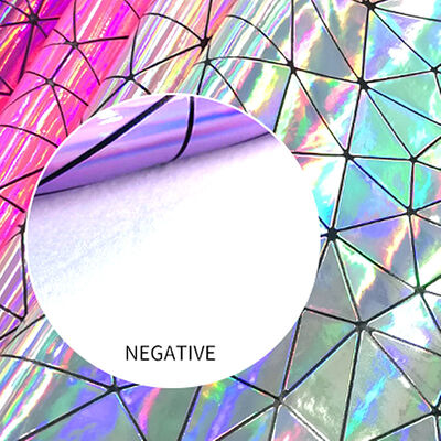 Special Embossed PU Laser Mirror Triangulation Synthetic Leather Waterproof Fabric Craft Lining Furniture Outdoor Sofa