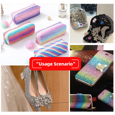 PU 글리터 패브릭 내구성 인조 가죽 방수 신축성 실내 장식 라이닝 자동차 시트 야외 신발 가방 공예 모자 의자 장갑