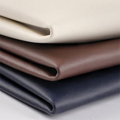 Microfiber Embossed Napa Pattern Faux Leather Fabric PU Waterproof Eco-Friendly Football Golf Outdoor Car Seat Sofa Bag