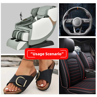 Microfiber Embossed Napa Pattern Faux Leather Fabric PU Waterproof Eco-Friendly Football Golf Outdoor Car Seat Sofa Bag