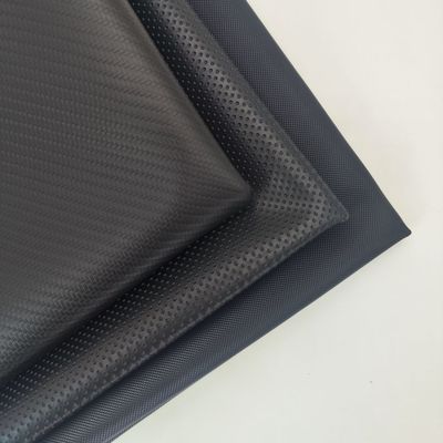 자동차 좌석 덮개에 비 스트레치 PVC 가죽 탄력적인 검은 색