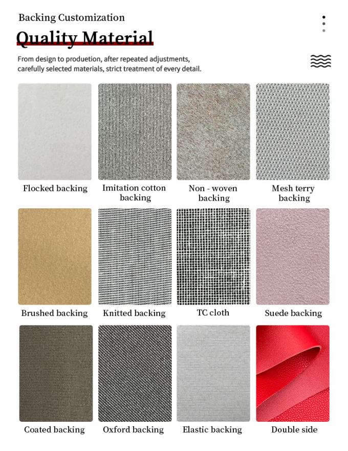 엠보싱 PVC 0.7/0.9mm 인조 가죽 4방향 스트레치 인조 가죽 소재 오토바이 자전거 시트 커버 가구 자동차 2