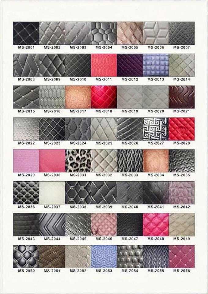 맞춤형 PVC 자수 퀼팅 합성 가죽 6.0mm 폴리우레탄 폼 자동차 시트 커버 소파 인조 가죽 원단 6