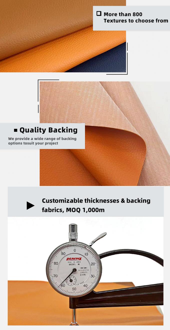 도매 엠보싱 리치 PVC 니트 방수 인조 소파 의자 가구 인조 가죽 소재 5