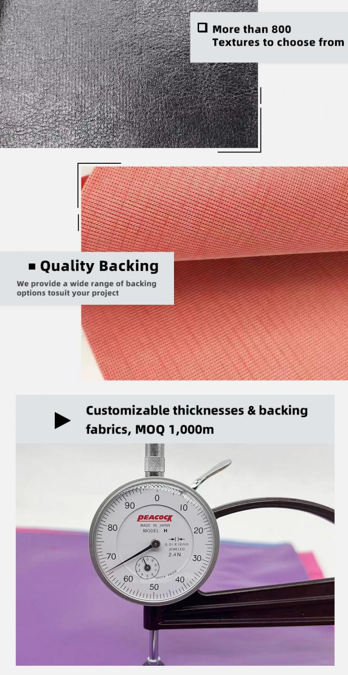 가구용 PVC 니트 가죽 원단 57/58" 방수 내마모성 5