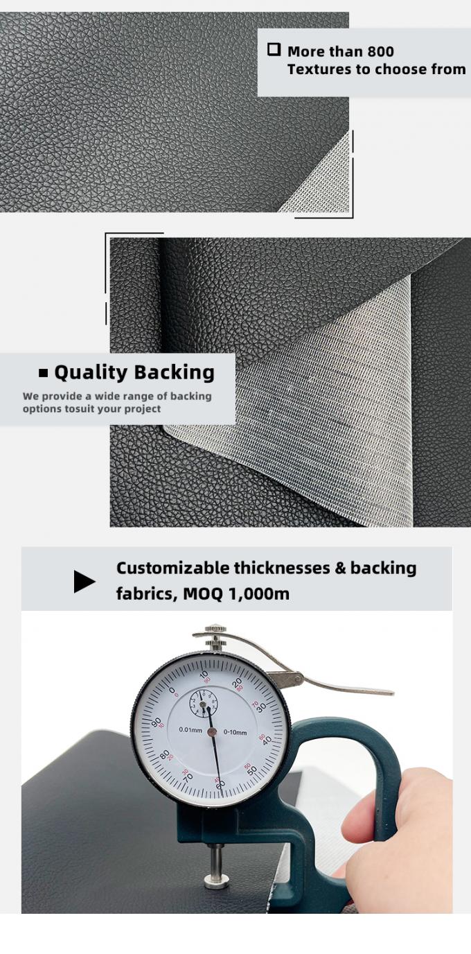 가구용 PVC 가죽 0.6mm 두께 내마모 엠보싱 5