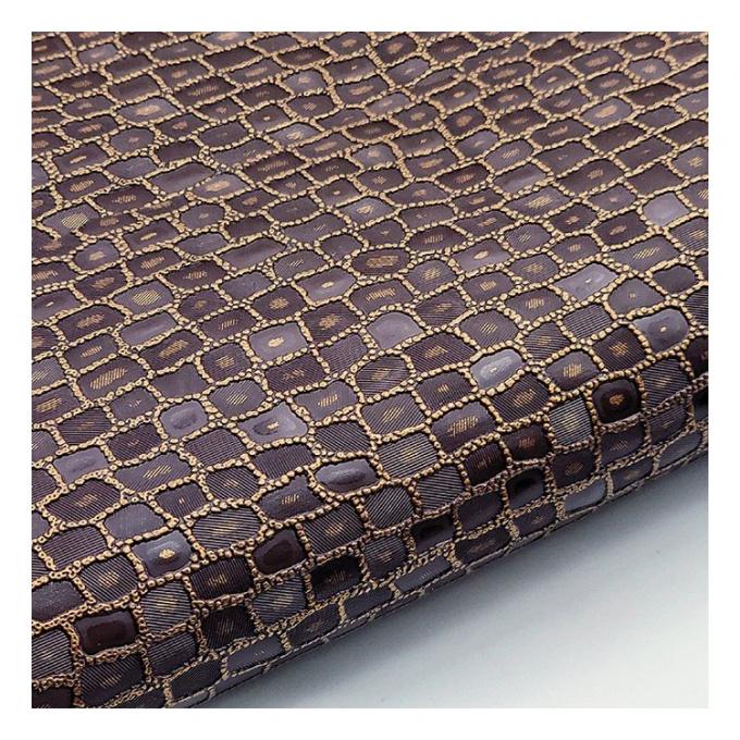 소매 PVC 진주 돌 곡물 패턴 인공 합성 가죽 포장 지갑 상자 신발 노트북 가짜 가죽 직물 16