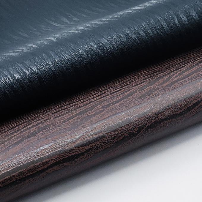 도매 PVC 스트라이프 가죽 인조 합성 가죽 나무 인쇄 포장 지갑 상자 신발 노트북 인조 가죽 원단 7