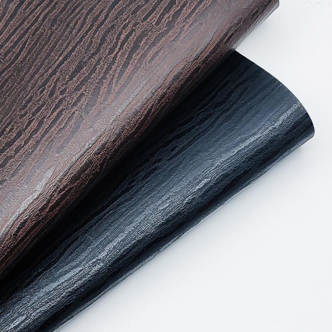 도매 PVC 스트라이프 가죽 인조 합성 가죽 나무 인쇄 포장 지갑 상자 신발 노트북 인조 가죽 원단 9
