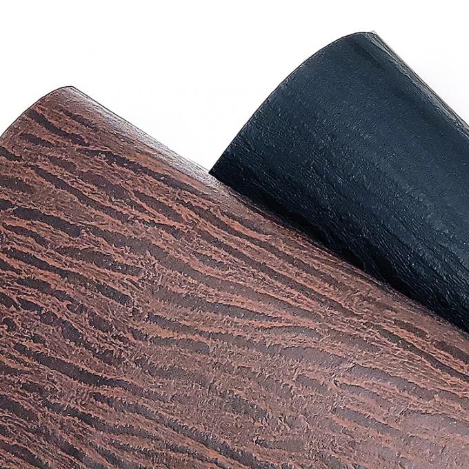 도매 PVC 스트라이프 가죽 인조 합성 가죽 나무 인쇄 포장 지갑 상자 신발 노트북 인조 가죽 원단 11