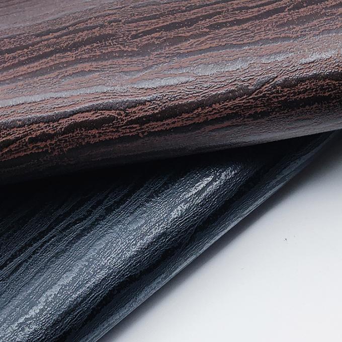 도매 PVC 스트라이프 가죽 인조 합성 가죽 나무 인쇄 포장 지갑 상자 신발 노트북 인조 가죽 원단 10
