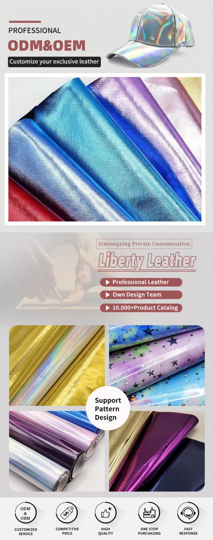 PVC 금속 필름 필터 크로스 패턴 인조 합성 가죽 핸드백 지갑 케이스 신발 노트북 인조 가죽 원단 4
