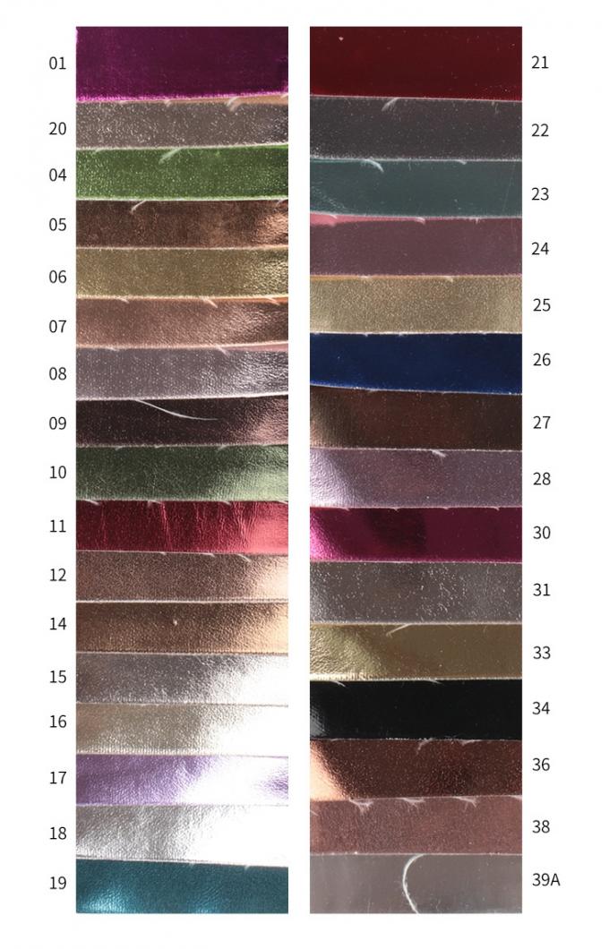 금속 필름 PU R61 양자 곡물 합성 가죽 의류 지갑 상자 신발 가방 노트북 가짜 가죽 직물 11