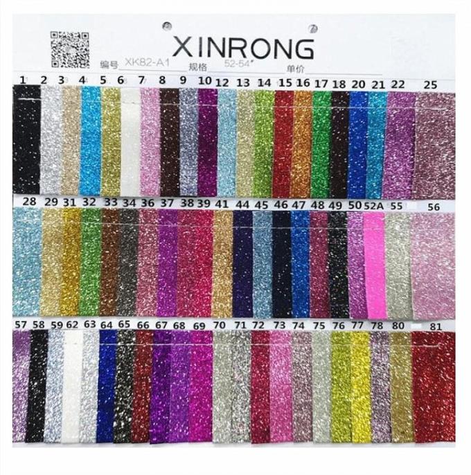 소매 PU 반짝이는 파우더 곡물 합성 가죽 지갑 케이스 신발 노트북 가죽 직물 11