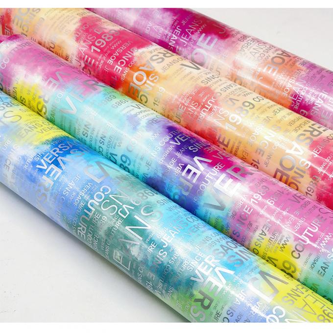 PU 레인보우 레터 프린트 매거진 디자인 합성 가죽 방수 인조 가죽 가방 수하물 화장품 가구/소파용 9