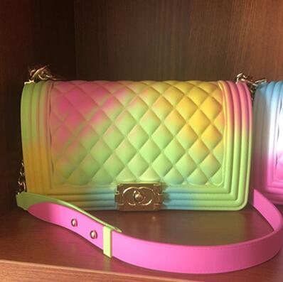 PU 레인보우 레터 프린트 매거진 디자인 합성 가죽 방수 인조 가죽 가방 수하물 화장품 가구/소파용 13